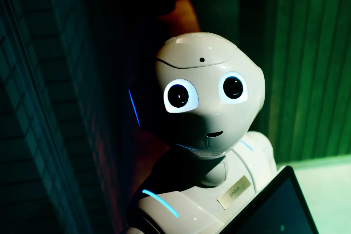 An abstract illustration of AI enhancing patient communication and retention.