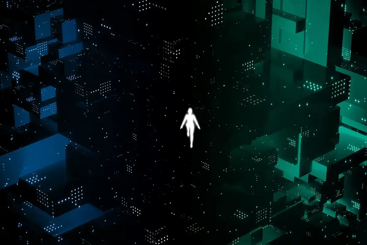 A diagram illustrating the shift from data silos to a unified RevOps approach through AI.